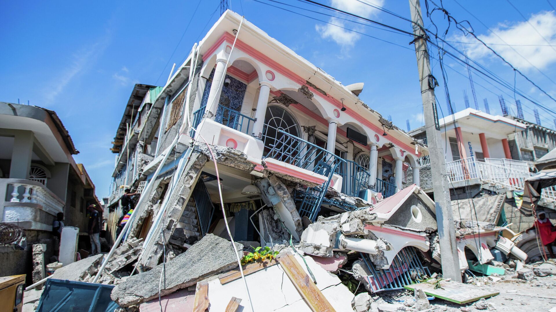 Последствия землетрясения на Гаити - РИА Новости, 1920, 16.08.2021