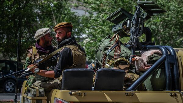 Солдаты афганских сил безопасности в провинции Панджшер в Афганистане