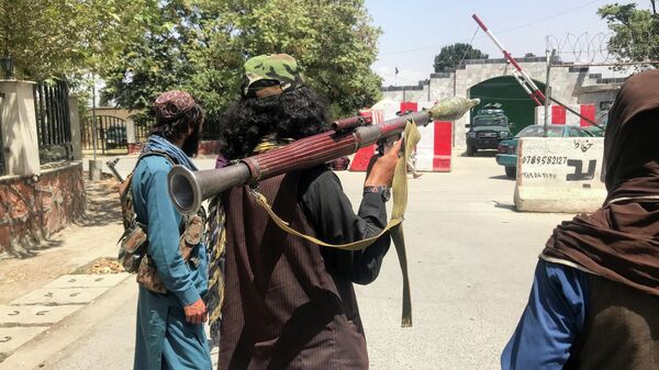Боевики Талибана* в Кабуле