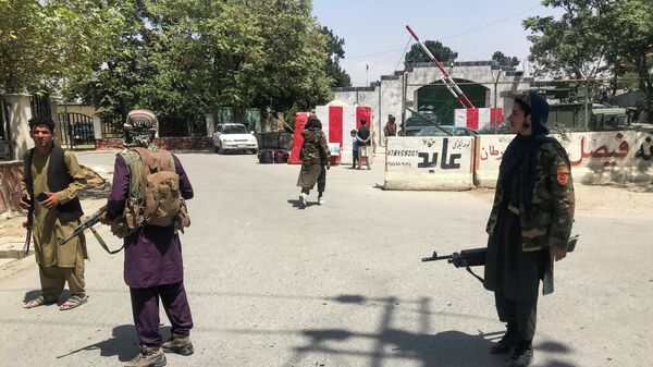 Боевики Талибана* в Кабуле