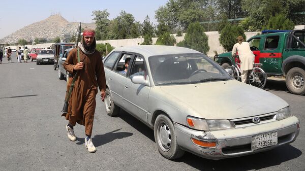 Боевик движения Талибан (террористическая организация, запрещена в России) в Кабуле