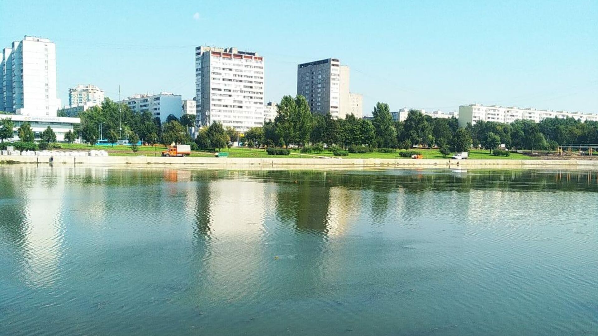 Гольяновский пруд в Москве после благоустройства - РИА Новости, 1920, 17.08.2021