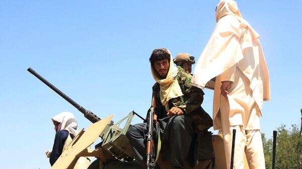 Боевики движения Талибан (террористическая организация, запрещена в России) в Кабуле