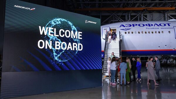 Презентация обновленного салона Boeing-777 компании Аэрофлот