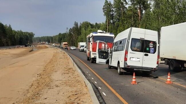 ДТП с микроавтобусом в Ивановской области