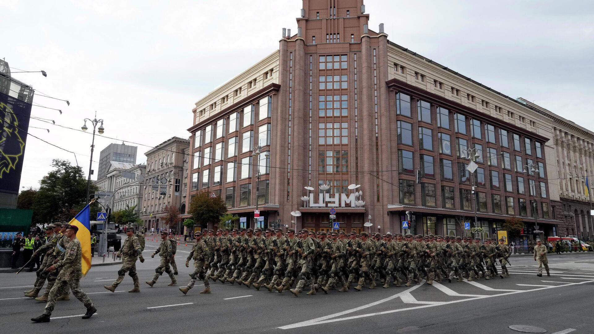 Репетиция военного парада в Киеве по случаю Дня независимости Украины. 18 августа 2021 - РИА Новости, 1920, 21.08.2021