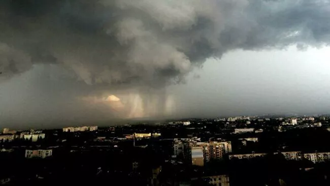 Дождь в Симферополе 