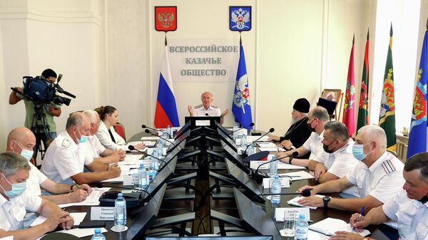 Заседание Совета атаманов Всероссийского казачьего общества (ВсКО)