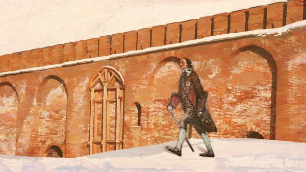 Петр Первый обходит Смоленскую крепость Петр Первый обходит Смоленскую крепость
