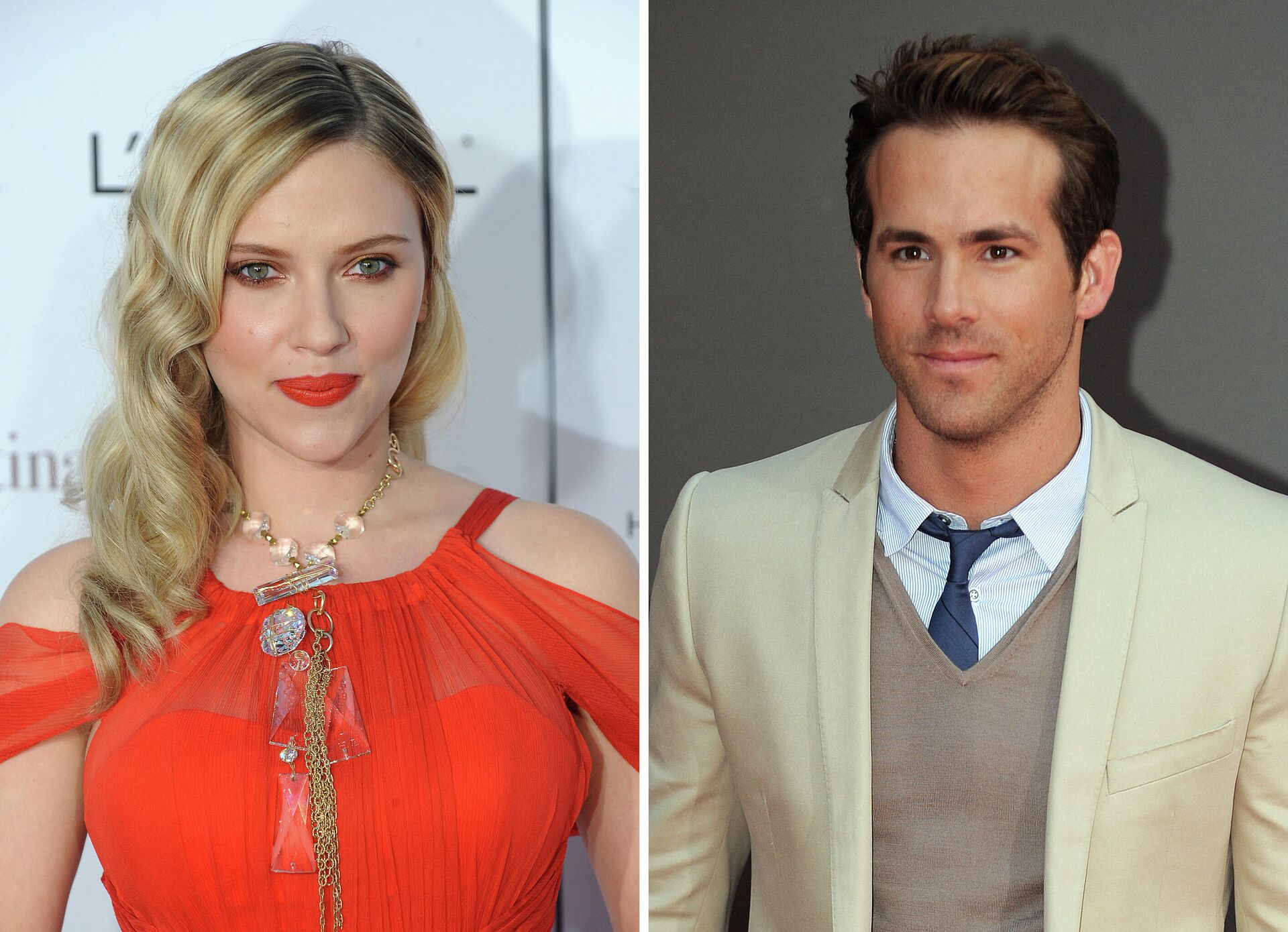 Скарлетт Йоханссон и Райан Рейнольдс  - РИА Новости, 1920, 30.08.2025