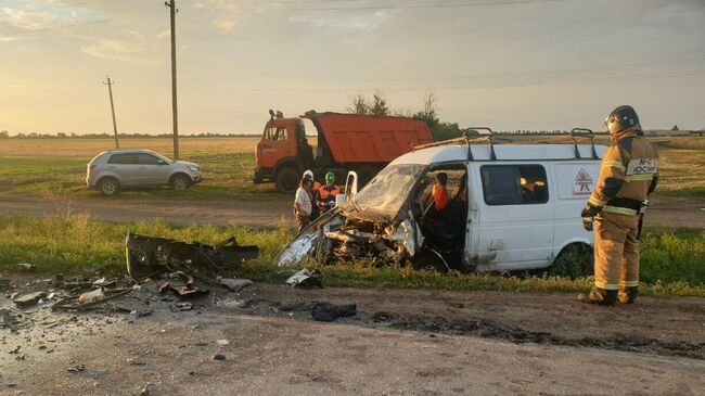 ДТП  на трассе в Сальском районе Ростовской области