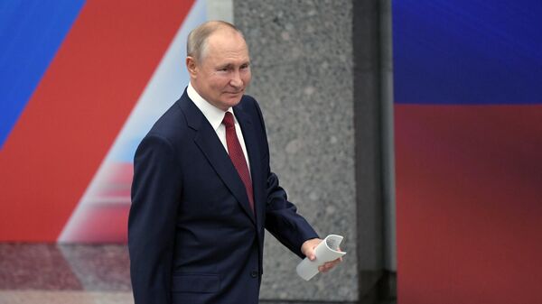  Встреча президента РФ В. Путина с представителями партии Единая Россия. 