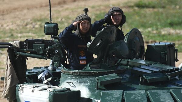 Танковый экипаж на конкурсе АрМИ