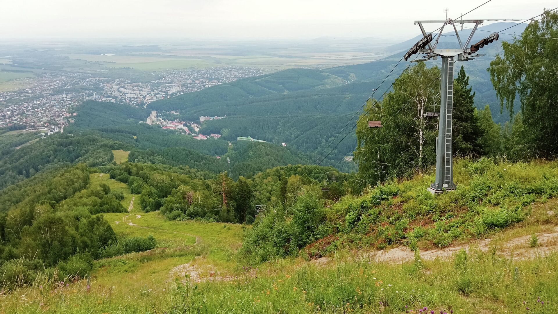 Гора Церковка, горнолыжный спуск - РИА Новости, 1920, 02.06.2022