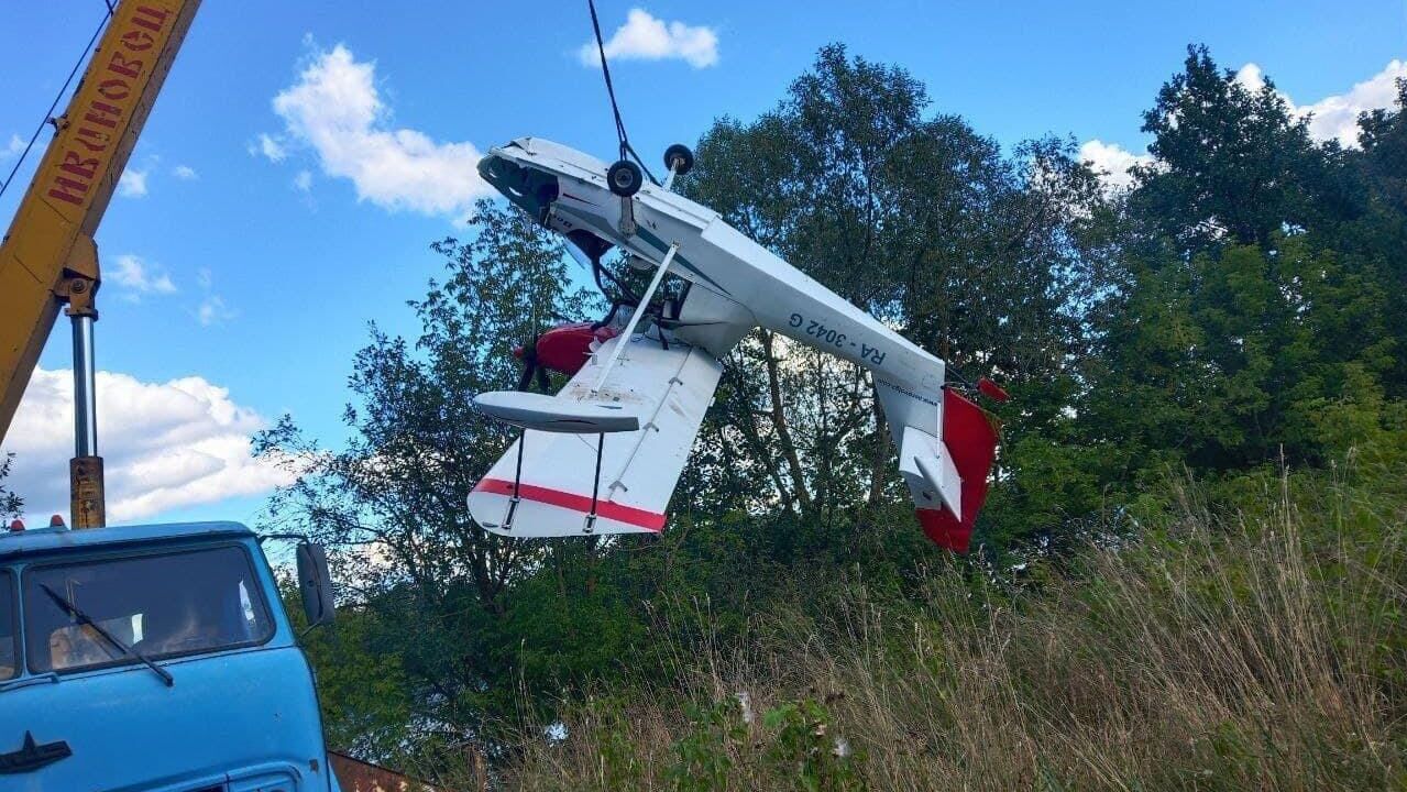 На месте аварии с самолетом-амфибией на Москве-реке - РИА Новости, 1920, 23.08.2021