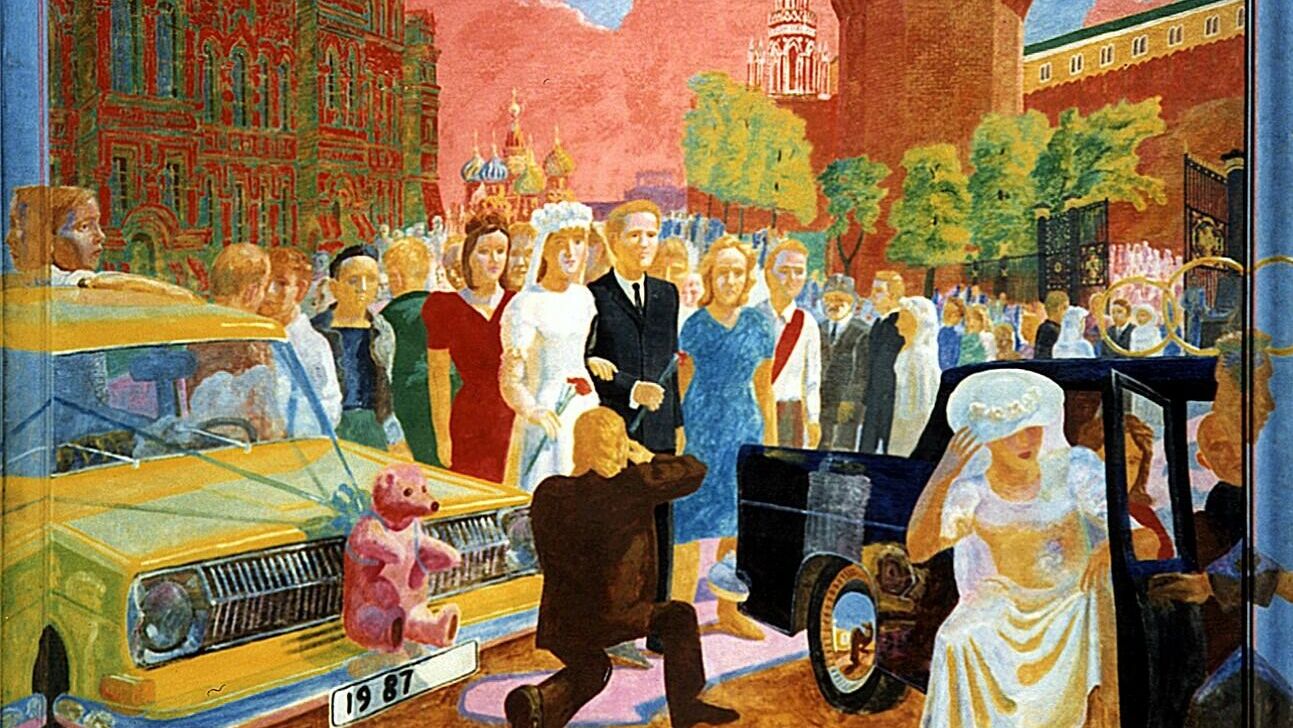 Иван Николаев Свадьба у Александровского сада Иван Николаев Свадьба у Александровского сада - РИА Новости, 1920, 23.08.2021