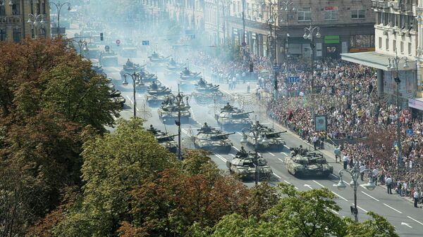 Военный парад в Киеве