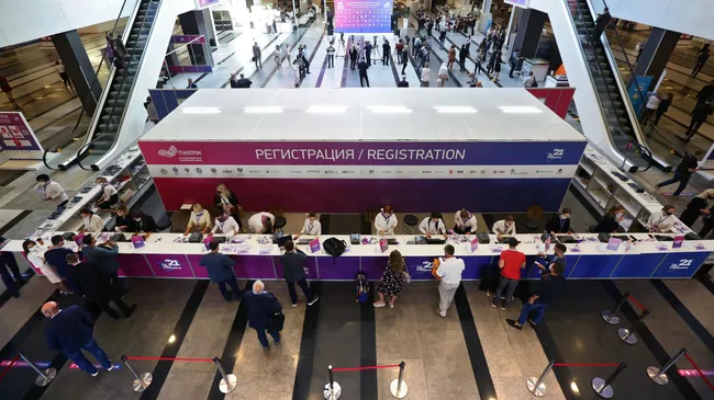 На VIII Международном форуме Технопром-2021 в Новосибирске.