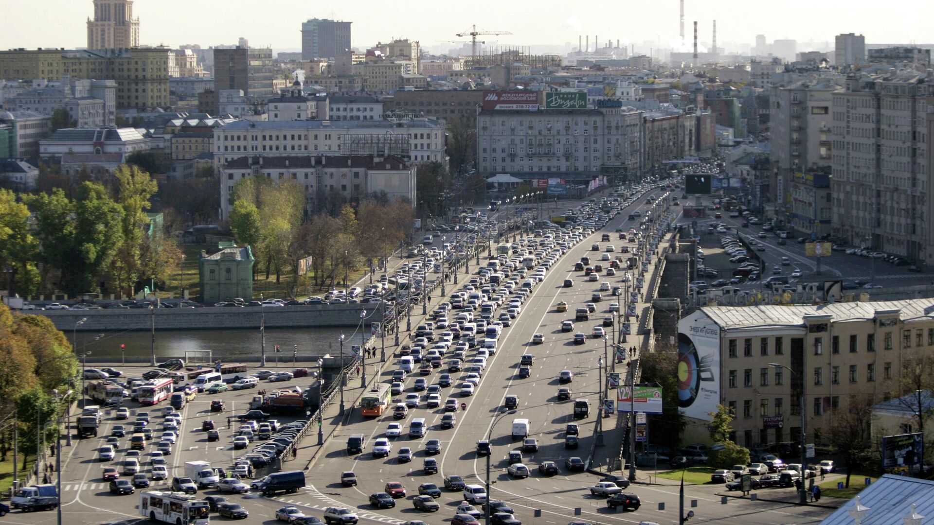 Вид на Большой Каменный мост с Дома Пашкова - РИА Новости, 1920, 23.09.2021