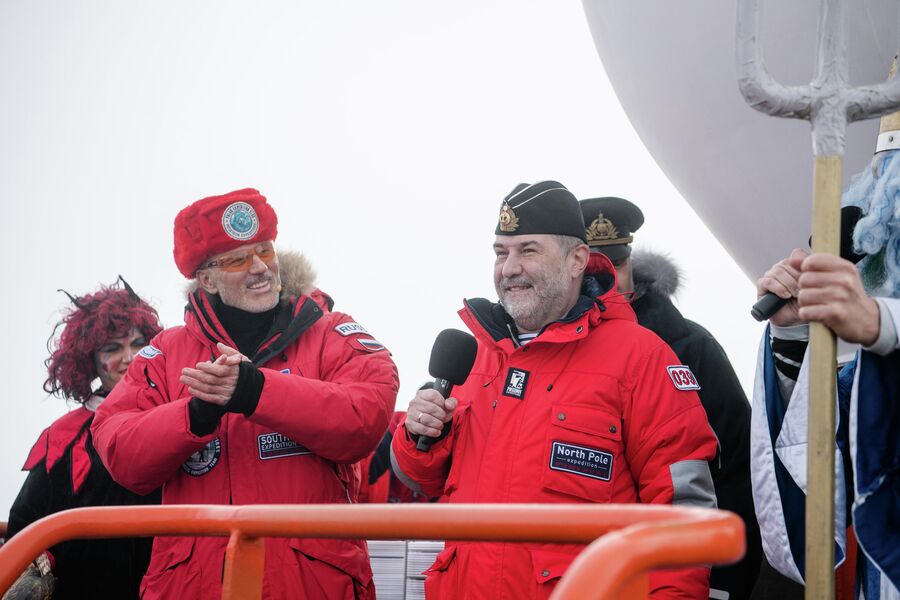 Евгений Гришковец, поездка на Северный полюс