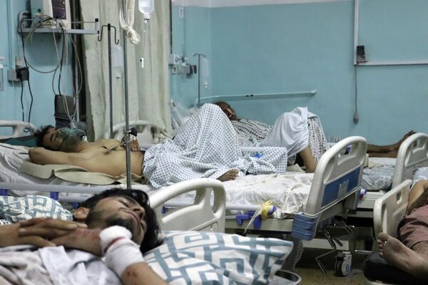 Раненые в госпитале в Кабуле 