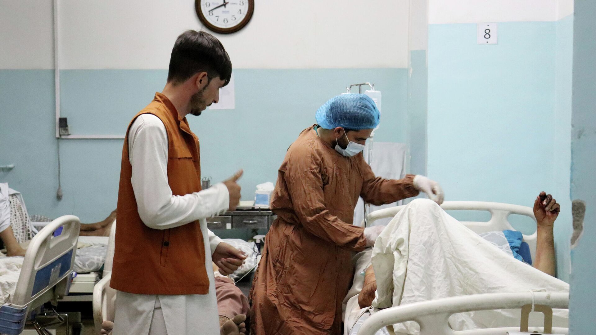Раненые в госпитале в Кабуле - РИА Новости, 1920, 27.08.2021