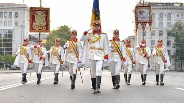 Военный парад в Кишиневе