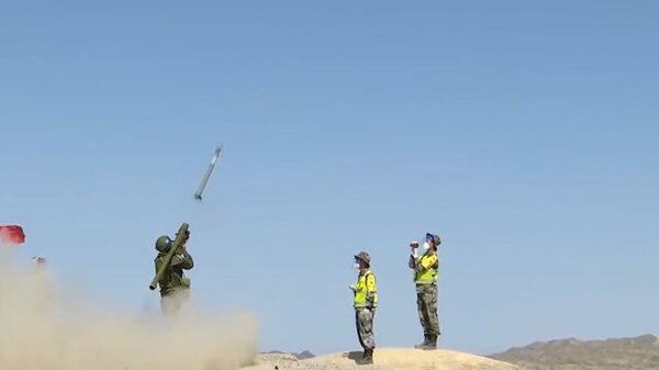 Российский зенитчик поражает высокоскоростную мишень-ракету