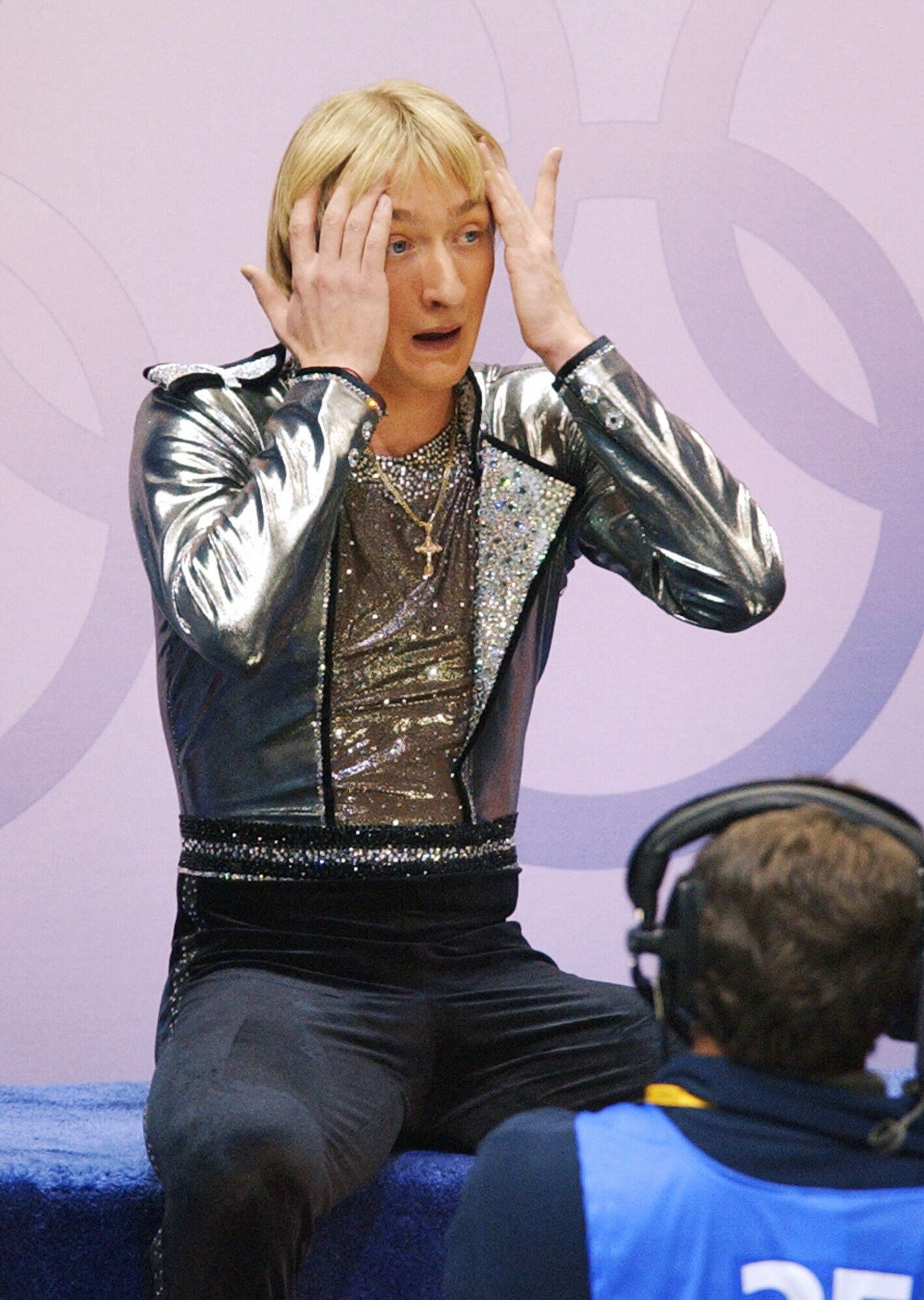 Евгений Плющенко на Олимпиаде 2002 года в Сол-Лейк-Сити - РИА Новости, 1920, 30.08.2021