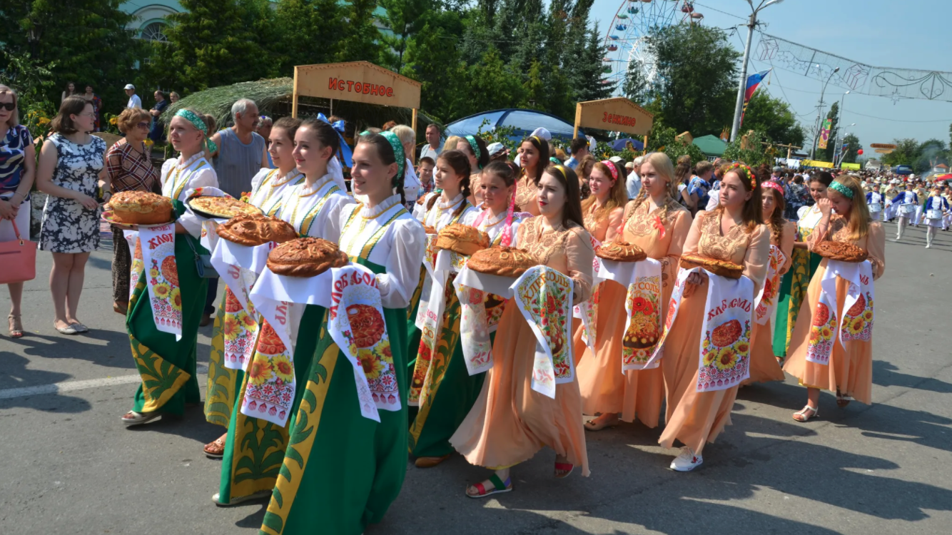 Участники фестиваля Раненбургское застолье в Липецкой области - РИА Новости, 1920, 31.08.2021