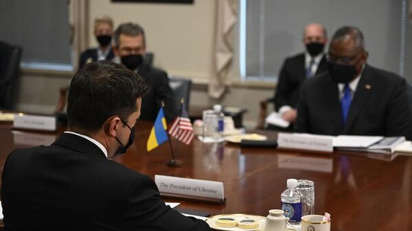 Встреча  Владимира Зеленского с министром обороны США Ллойдом Остином
