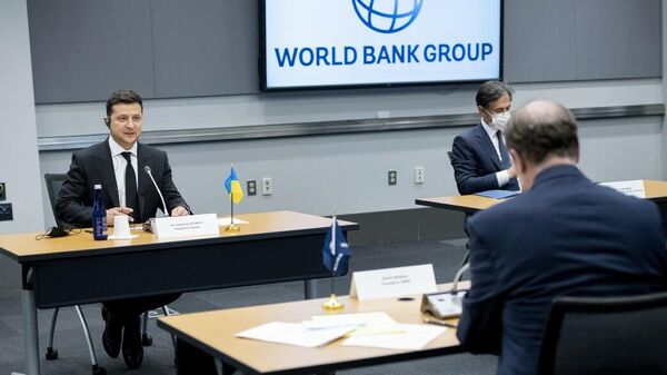 Встреча Владимира Зеленского с представителями Всемирного банка