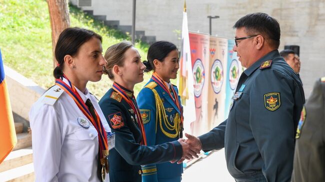 Церемония закрытия международного конкурса Воин мира в рамках АрМИ-2021 в Армении