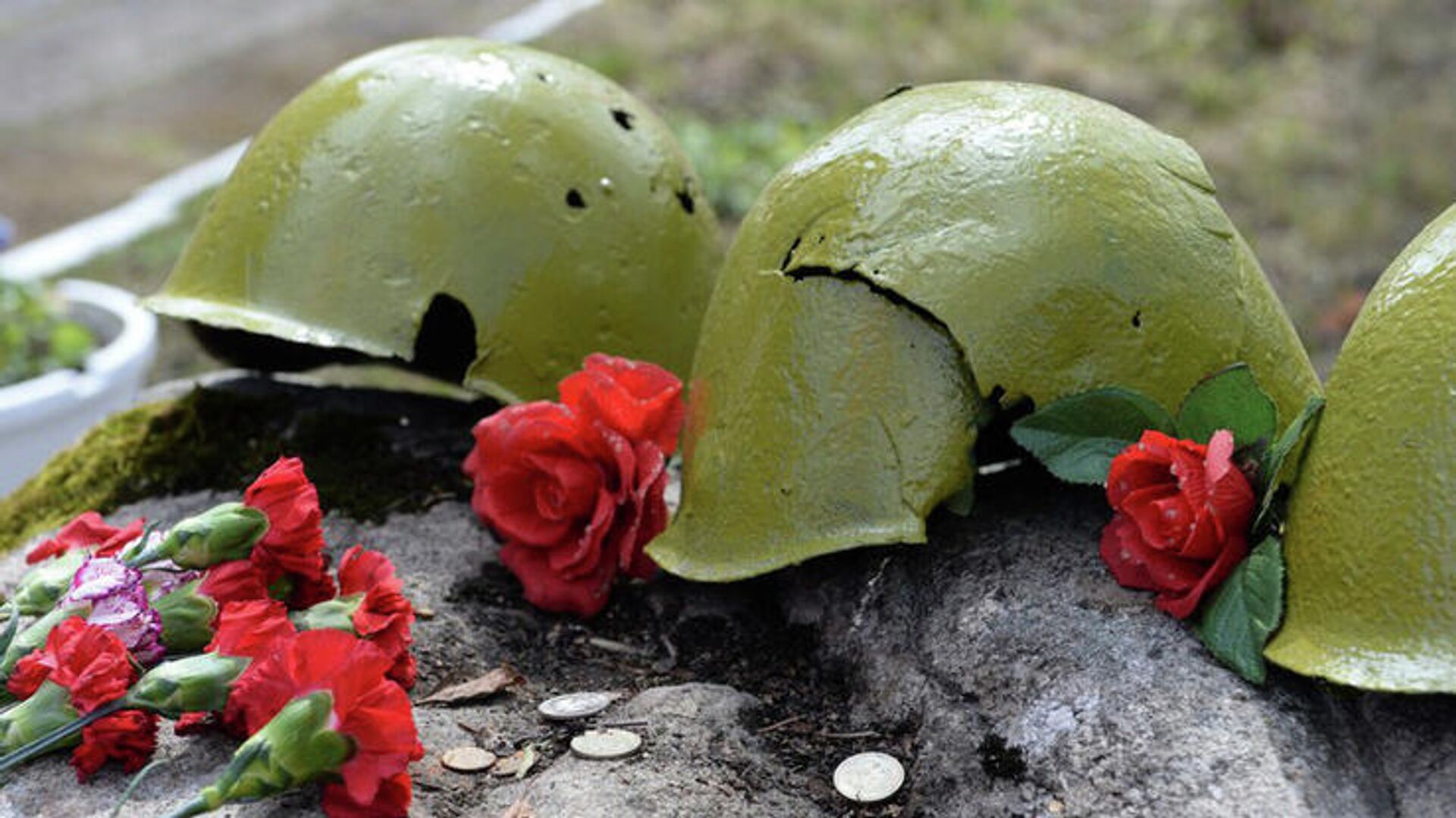 Мемориал воинам Красной армии погибшим во время Великой Отечественной войны - РИА Новости, 1920, 03.09.2021