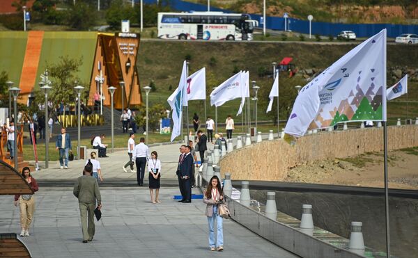 На выставке Улица Дальнего Востока в рамках Восточного экономического форума во Владивостоке