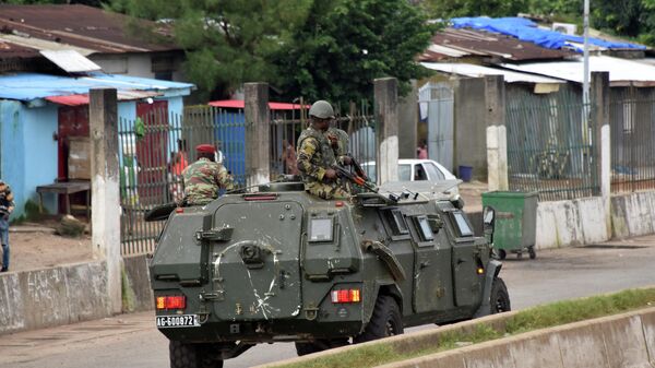 Военнослужащие вооруженных сил Гвинеи в Конакри