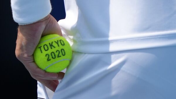 Теннисный мяч Олимпийских игр 2020 года в Токио