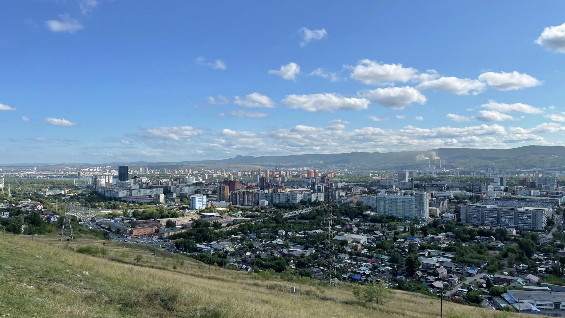 Вид на Красноярск с Караульной горы - РИА Новости, 1920, 02.08.2022