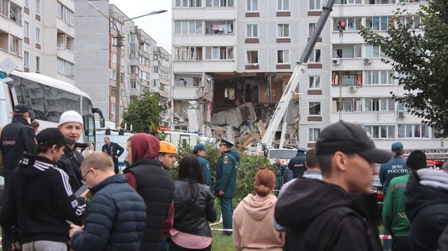 Взрыв газа в жилом доме в Ногинске