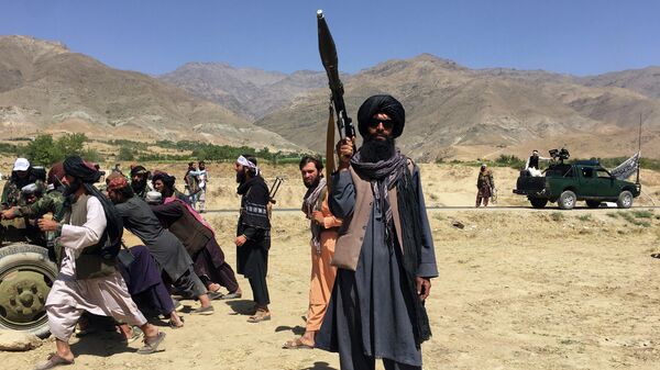 Талибы* в провинции Панджшер