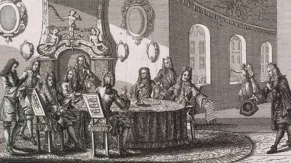 Подписание мирного договора в Ништадте 30 августа 1721 года Подписание мирного договора в Ништадте 30 августа 1721 года