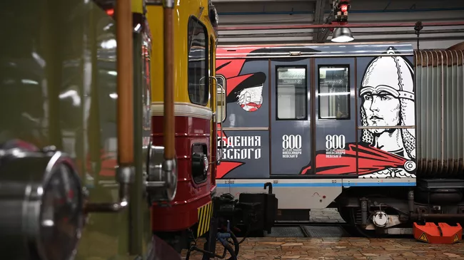Запуск тематического поезда, посвященного 800-летию со дня рождения князя Александра Невского