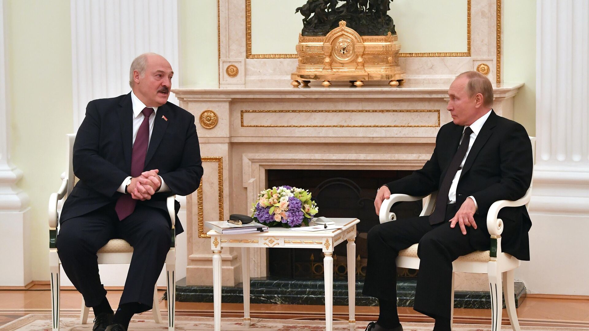 Президент РФ Владимир Путин и президент Белоруссии Александр Лукашенко - РИА Новости, 1920, 24.02.2022