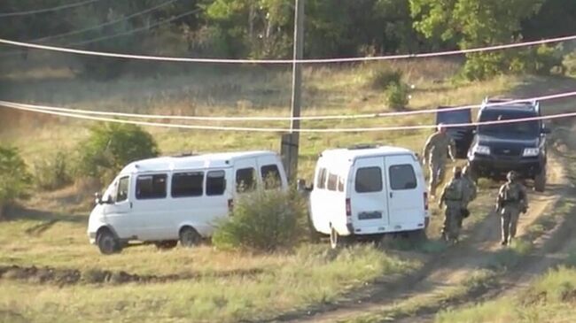 Контртеррористическая операция в Дагестане. Кадр видео