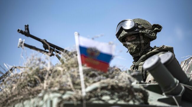 Российский военнослужащий. Архивное фото