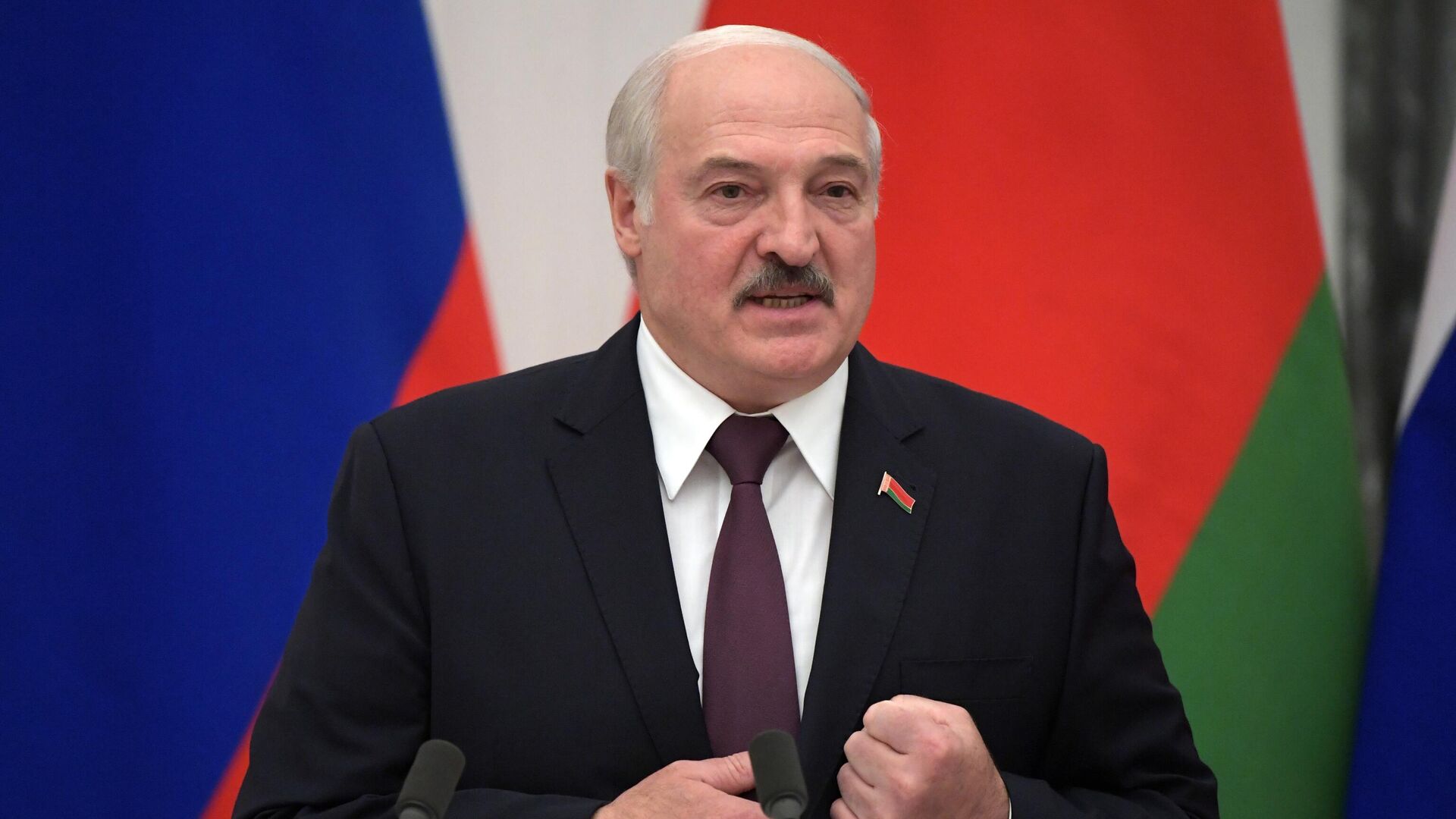 Президент Белоруссии Александр Лукашенко  - РИА Новости, 1920, 01.12.2021