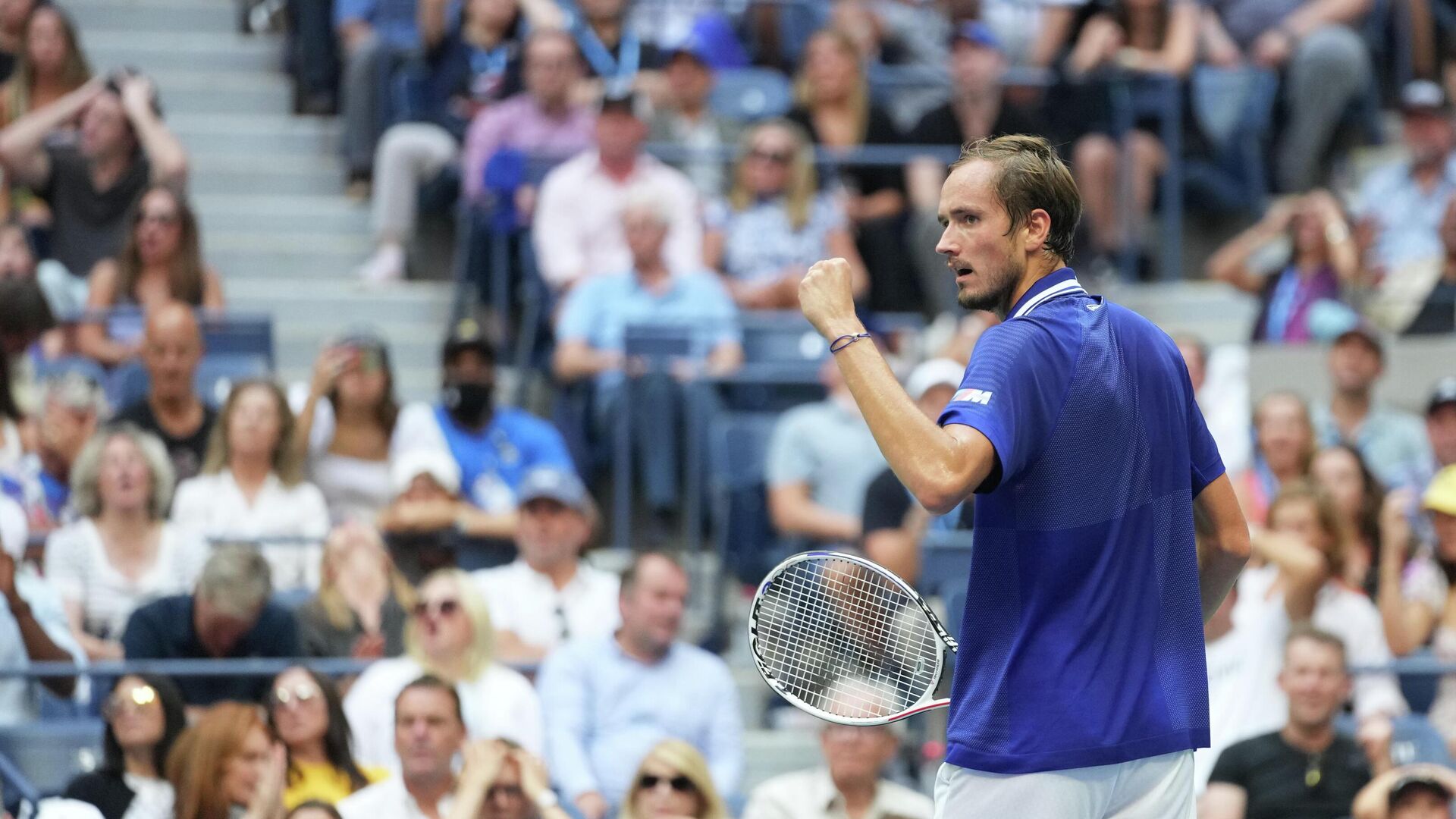 Российский теннисист Даниил Медведев после победы на US Open - РИА Новости, 1920, 13.09.2021