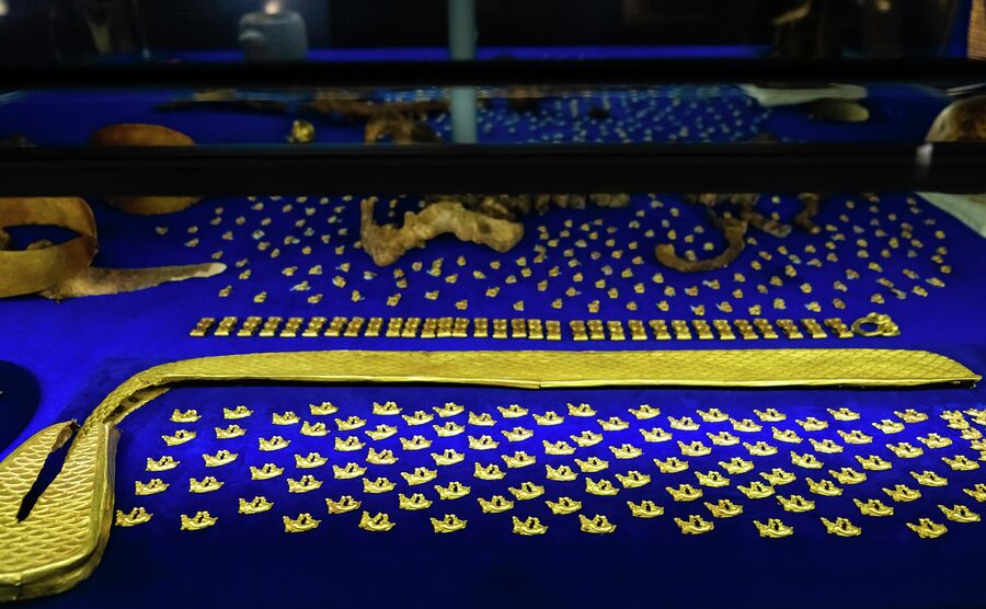 Золото скифов в Национальном музее Республики Тыва 