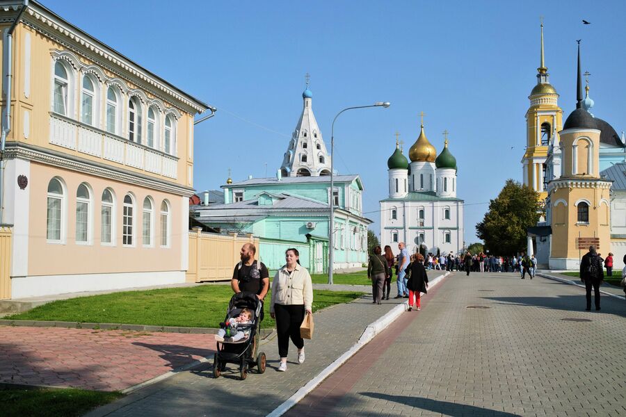 На территории культурно-исторического комплекса Коломенский кремль в Коломне