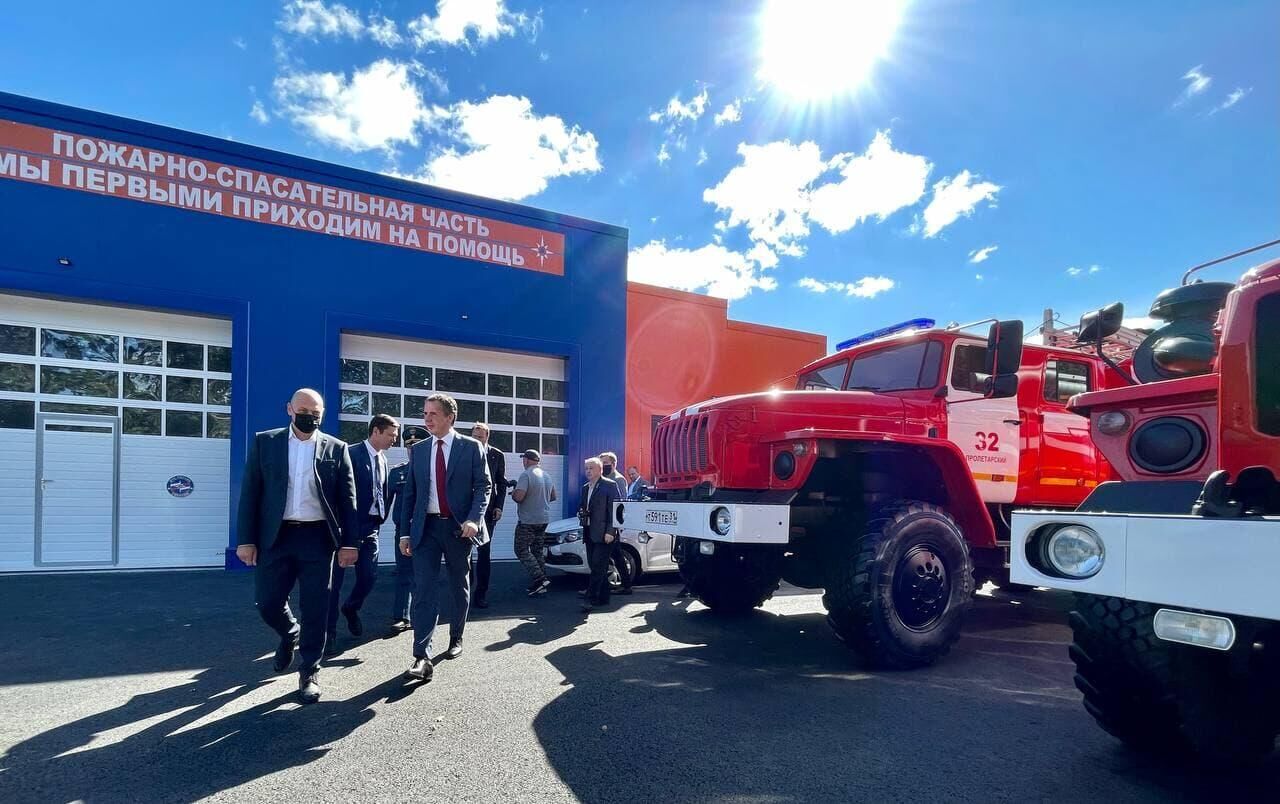 Открытие новой пожарно-спасательной части в Белгородской области - РИА Новости, 1920, 15.09.2021